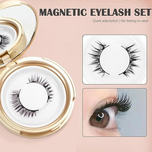 Magnetic Eyelashes – Pack of 1 Pair, Easy to Apply
