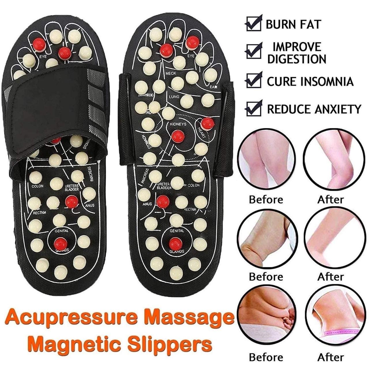 Acupressure & Magnetic Therapy Paduka Slippers – For Men & Women