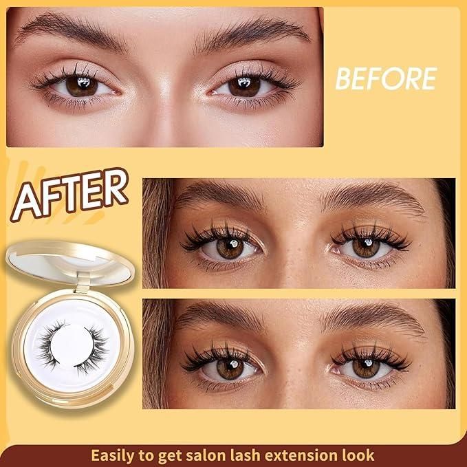 Magnetic Eyelashes – Pack of 1 Pair, Easy to Apply