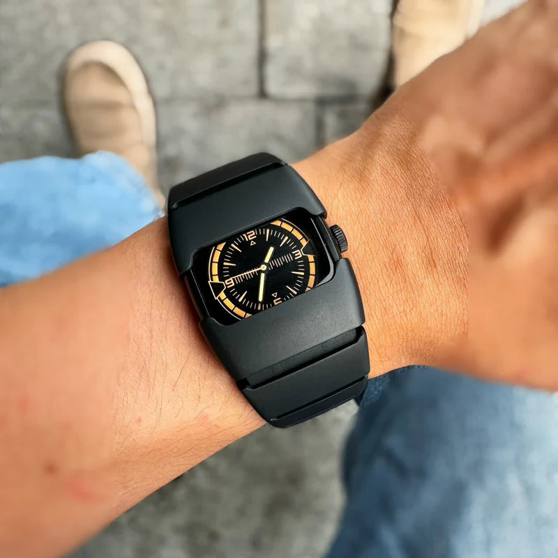 Men’s Sport Chrono Digital Wrist Watch – Sleek & Futuristic Design